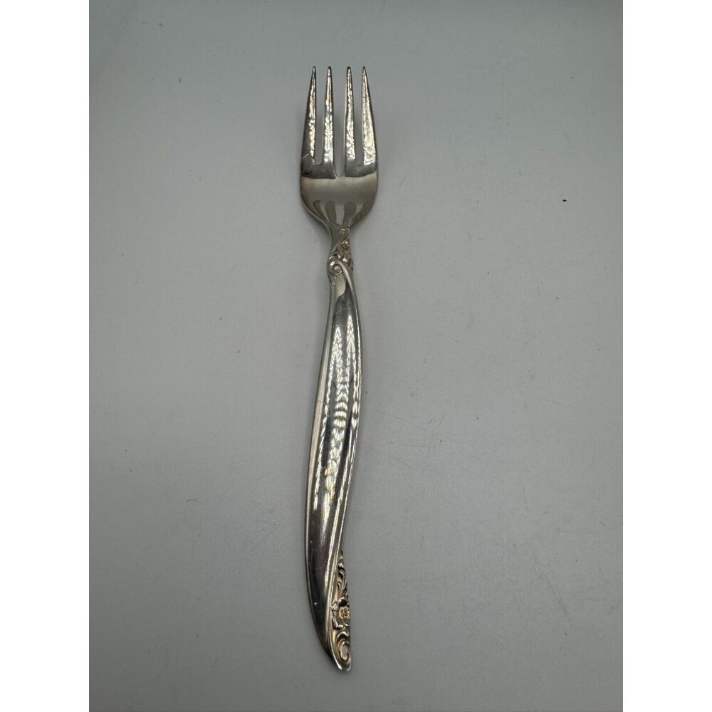 1847 Rogers Bros Leilani Salad Fork 6.75" Silverplate Flatware Silverware